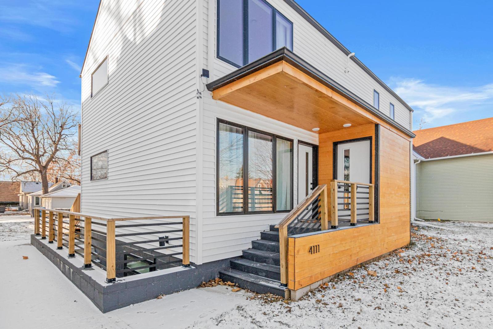 4111 Colfax — new construction triplex in Minneapolis, completed 2025